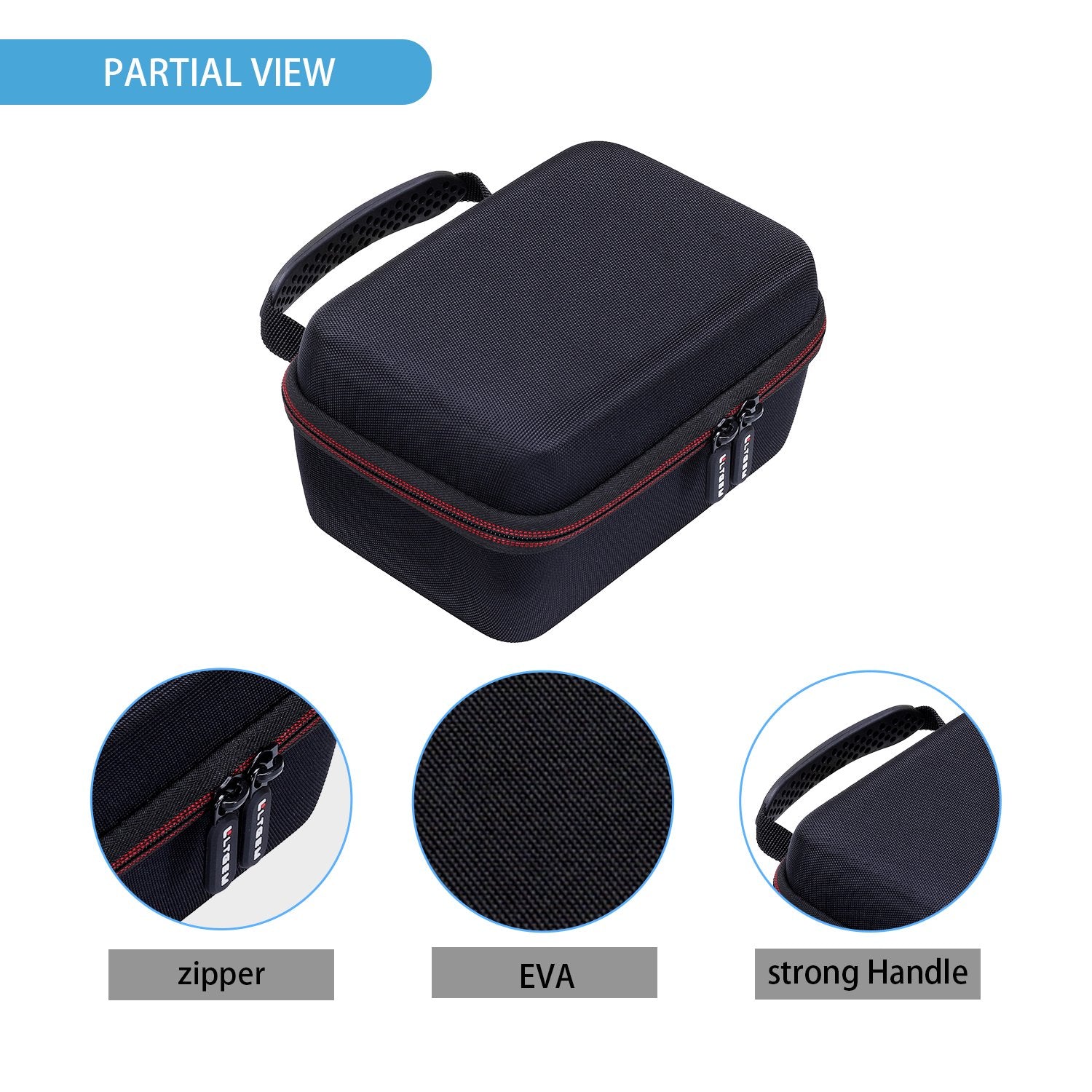 L Ltgem Ltgem Monocular Case Hard Carrying Case Compatible For Gosky 12X55 Or Titan 12X50 Or Pankoo 40X60 High Power Prism Monocular Telescope