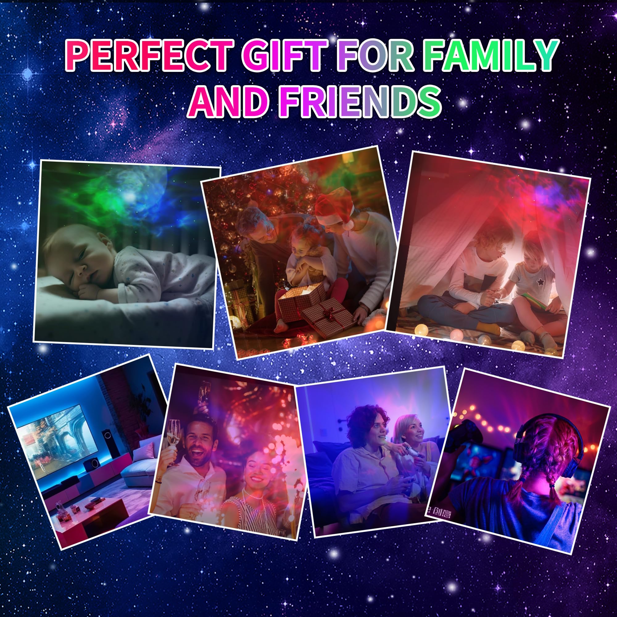 Luxonic Star Astronaut Projector Light With Bluetooth Speaker, Galaxy Moon Nebula Ceiling Night Light, Remote Control, For Kids Adults For Bedroom, Christmas, Birthdays, Valentine'S Day