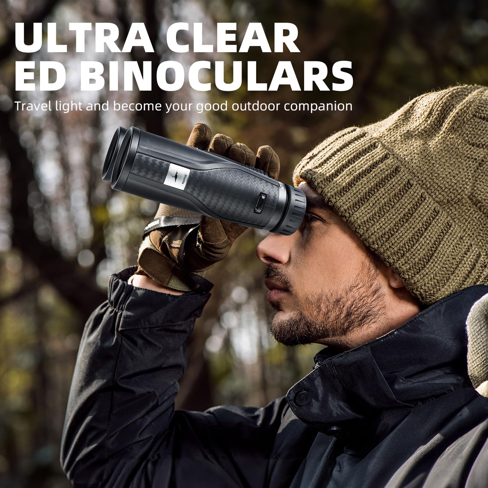 Peiketao Premium Ed Binoculars 10X42 For Adults - High Power Hd Waterproof Binoculars For Bird Watching, Hunting & Travel