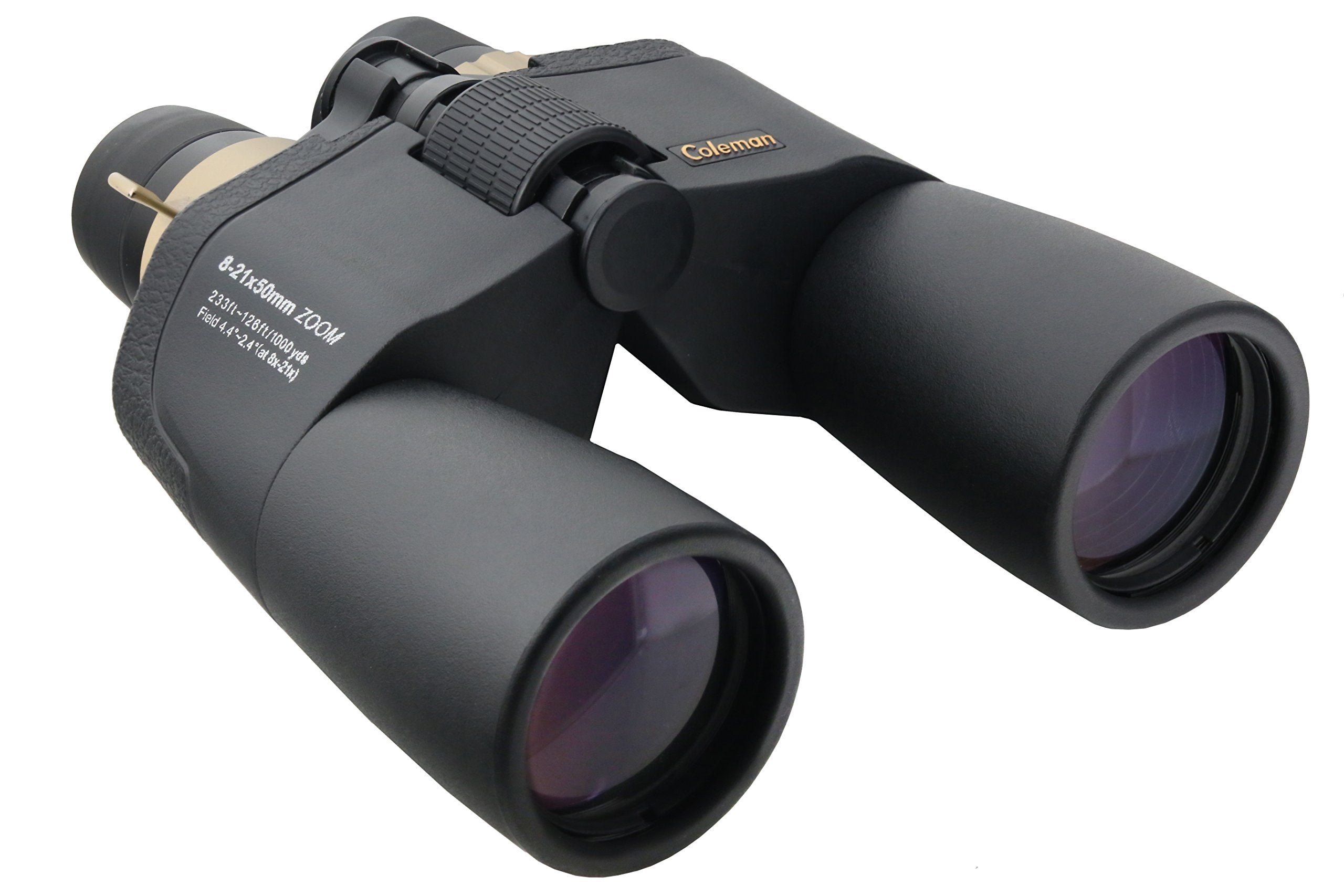 Coleman 8-21X50 Full Size Zoom Binoculars, Black (Cz82150)