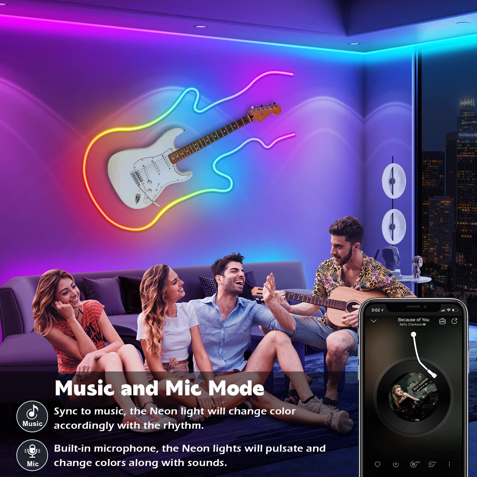 Ailbton 20Ft Neon Rope Lights,Flexible Led Rope Lights Control With App/Remote,Multiple Modes Rope Lights,Ip65 Outdoor Rgb Led Neon Lights Waterproof,Music Sync Gaming Led Neons Light Strip For Bedroom Decor