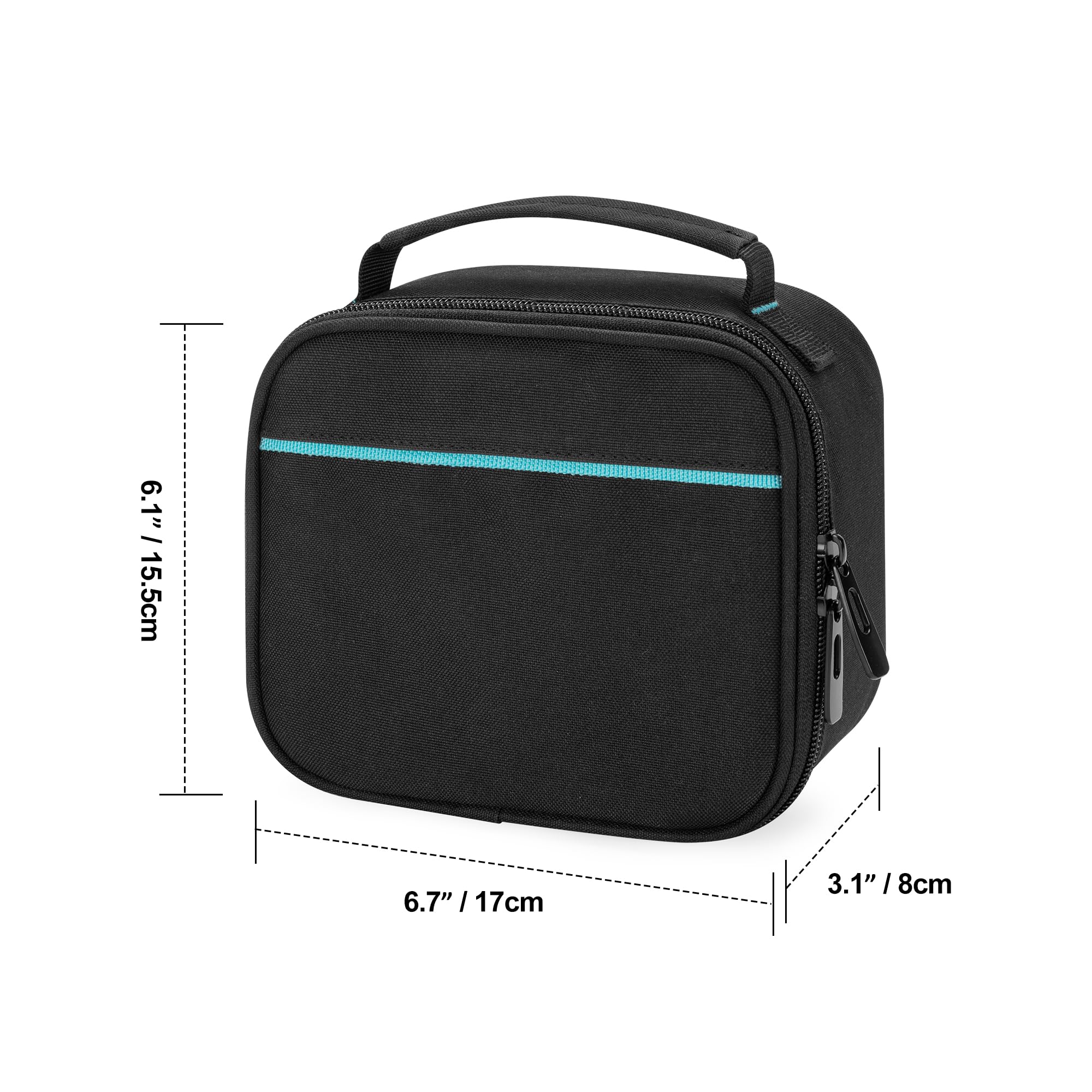 Curmio Carrying Case For Night Vision Goggles, Storage Bag Specifically Designed For UtilityNight Vision Binoculars, Sd Card And Data Cables, Black