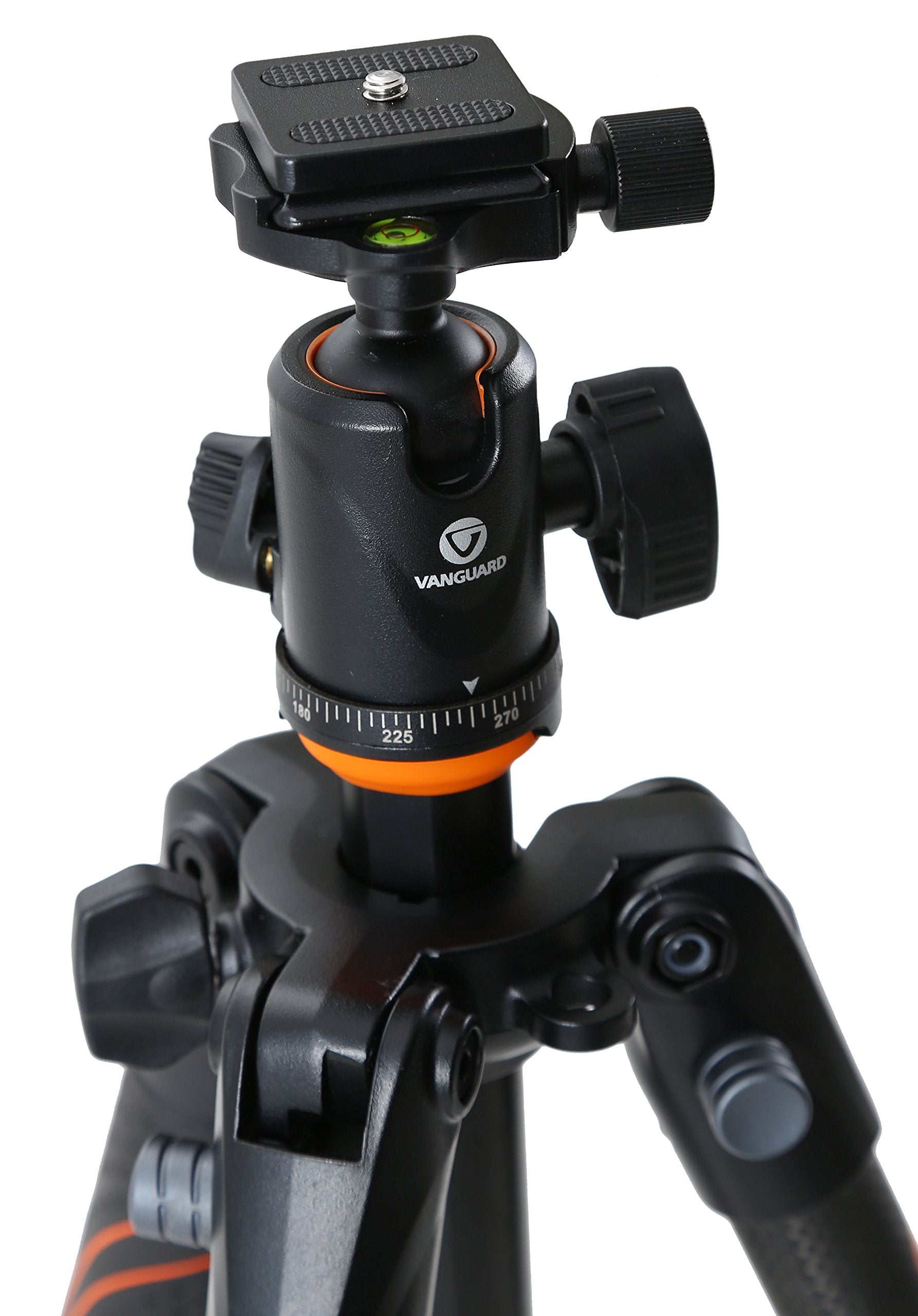 Vanguard Veo 235Ab Aluminum Travel Tripod With Ball Head For Sony, Nikon, Canon, Fujifilm Mirrorless, Compact System Camera (Csc), Dslr