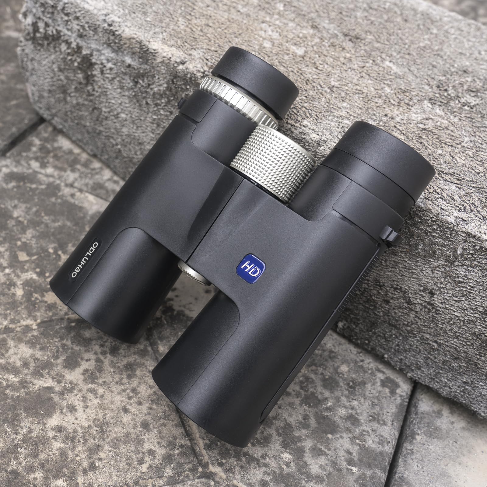 Odluhao 12X42 Hd Powerful Binoculars 12X Magnification 42Mm Objective Folding Telescope Professional Hunting Telescope Zoom Military Bak4 Fmc Optics For Hunting Sports Outdoor Camping Travel Outdoor