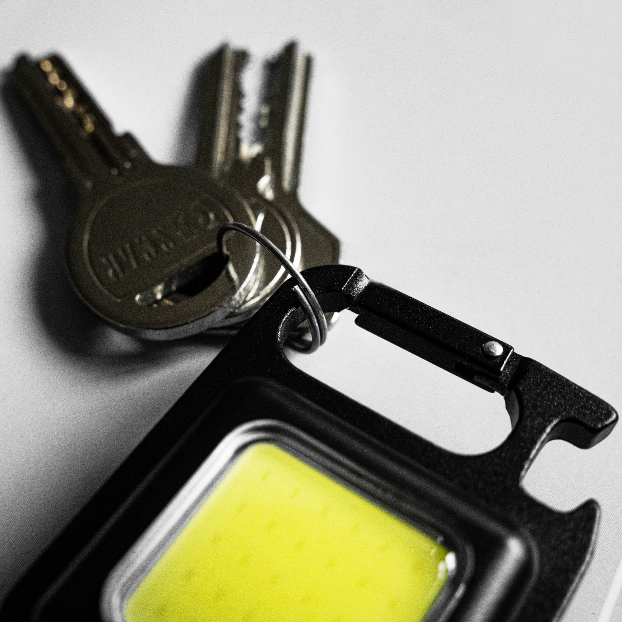 Netadobe Cob Keychain Flashlight With Bottle Opener-Rechargeable Flashlight Edc Gear For Men ,Clip On Flashlight, Led Keychain Light For Work Light, Camping, And Dog Walking,Mini Lights Led Mini (Pack Of 4)