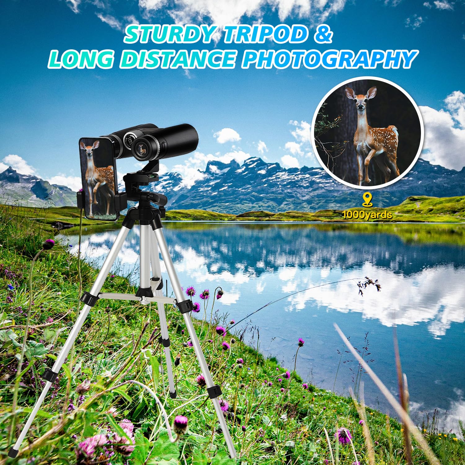 Oexluford 12X50 Hd Binoculars - Adults' High Power Binoculars With Clear Low Light Vision, Bak4 Prisms & Fmc Lens, Ideal For Hunting, Hiking & Bird Watching