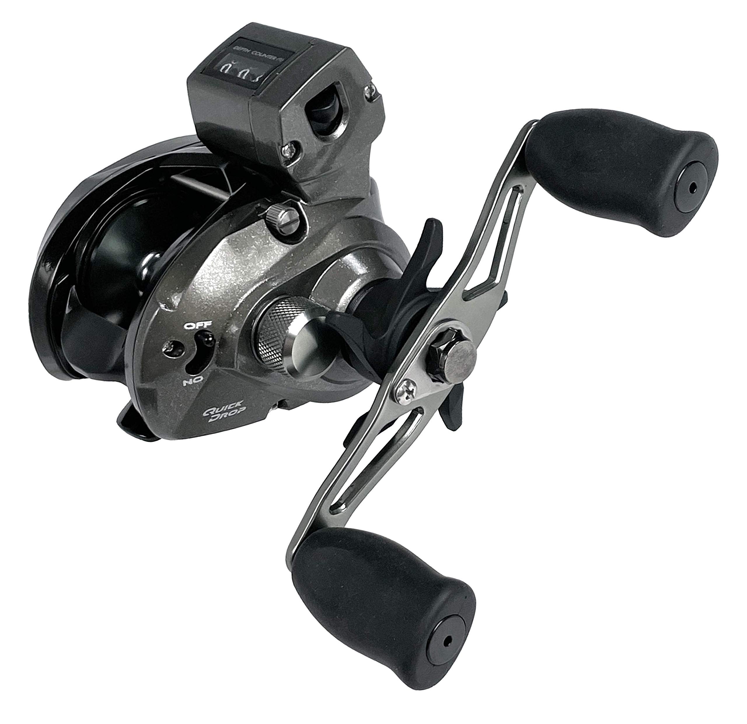 Okuma Convector Low Profile Line Counter Graphite Frame Trolling Reel