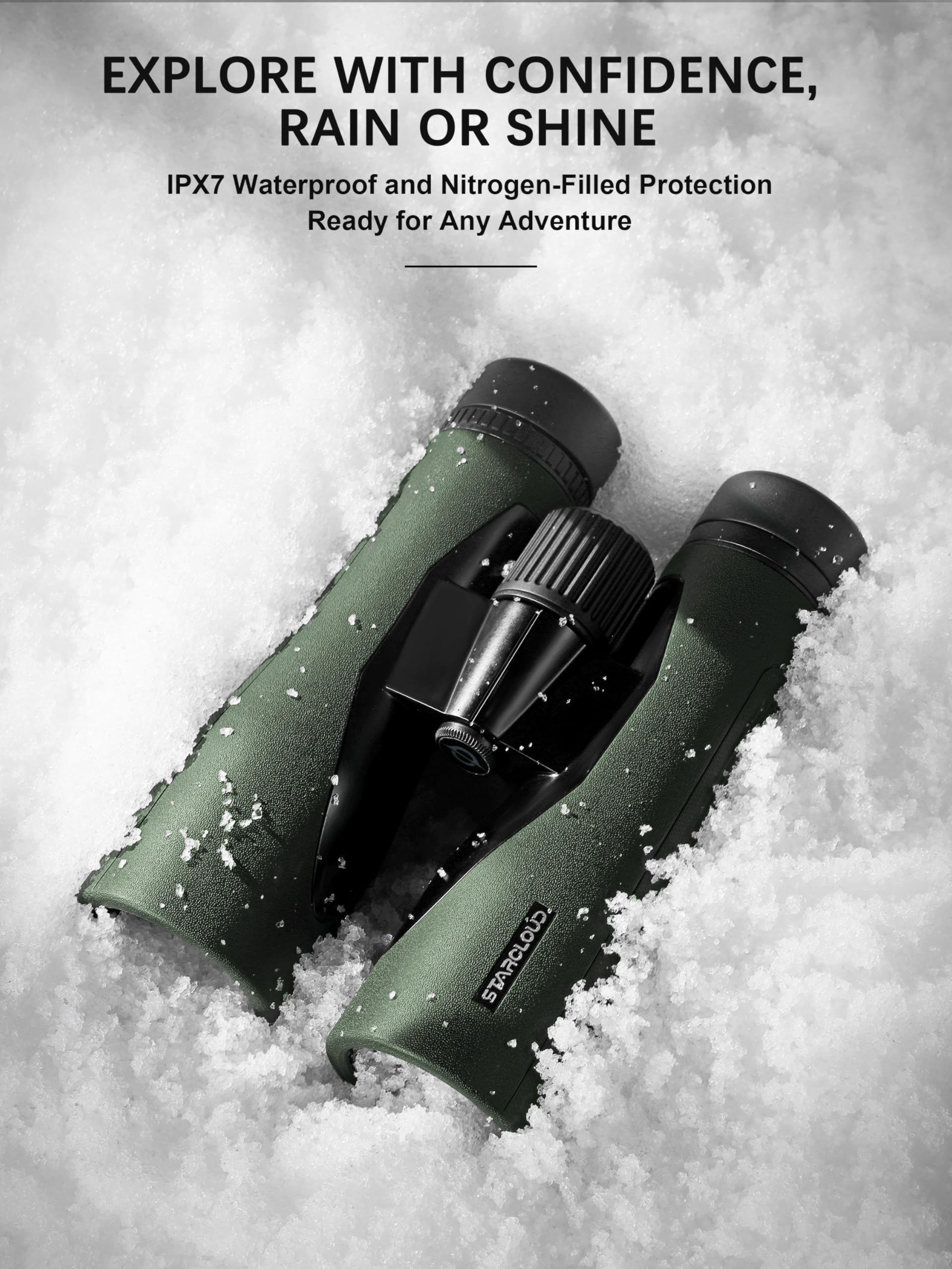 Star Cloud 15X55 Uhd Lightweight Binoculars For Adults With  Phone Adapter, Large View Ipx7 Waterproof Binoculars For Bird Watching, Hunting, Hiking, Stargazing (15X55)