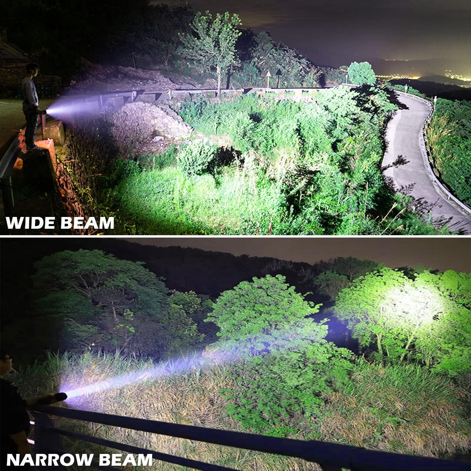 Lylting Rechargeable Flashlights 990,000 Lumens, Super Bright Led Flashlight High Lumens With Usb Cable, 5 Modes Waterproof Flashlight Powerful Flash Light For Home Camping Hiking