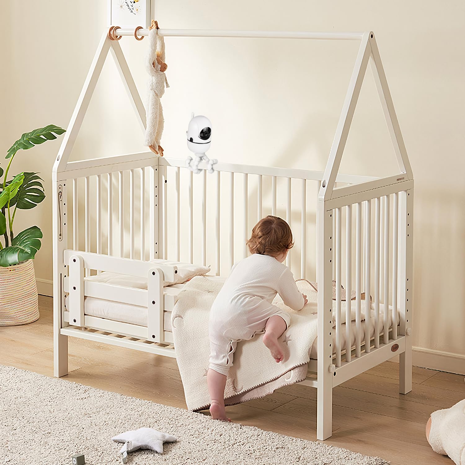 Wochel Tripod Baby Monitor Mount For Hellobaby Hb65/Hb40/Hb6550/Hb66/Hb6339/Hb6550 Pro, Anmeate Sm935E, Flexible Baby Camera Mount Attach Your Camera Wherever You Want