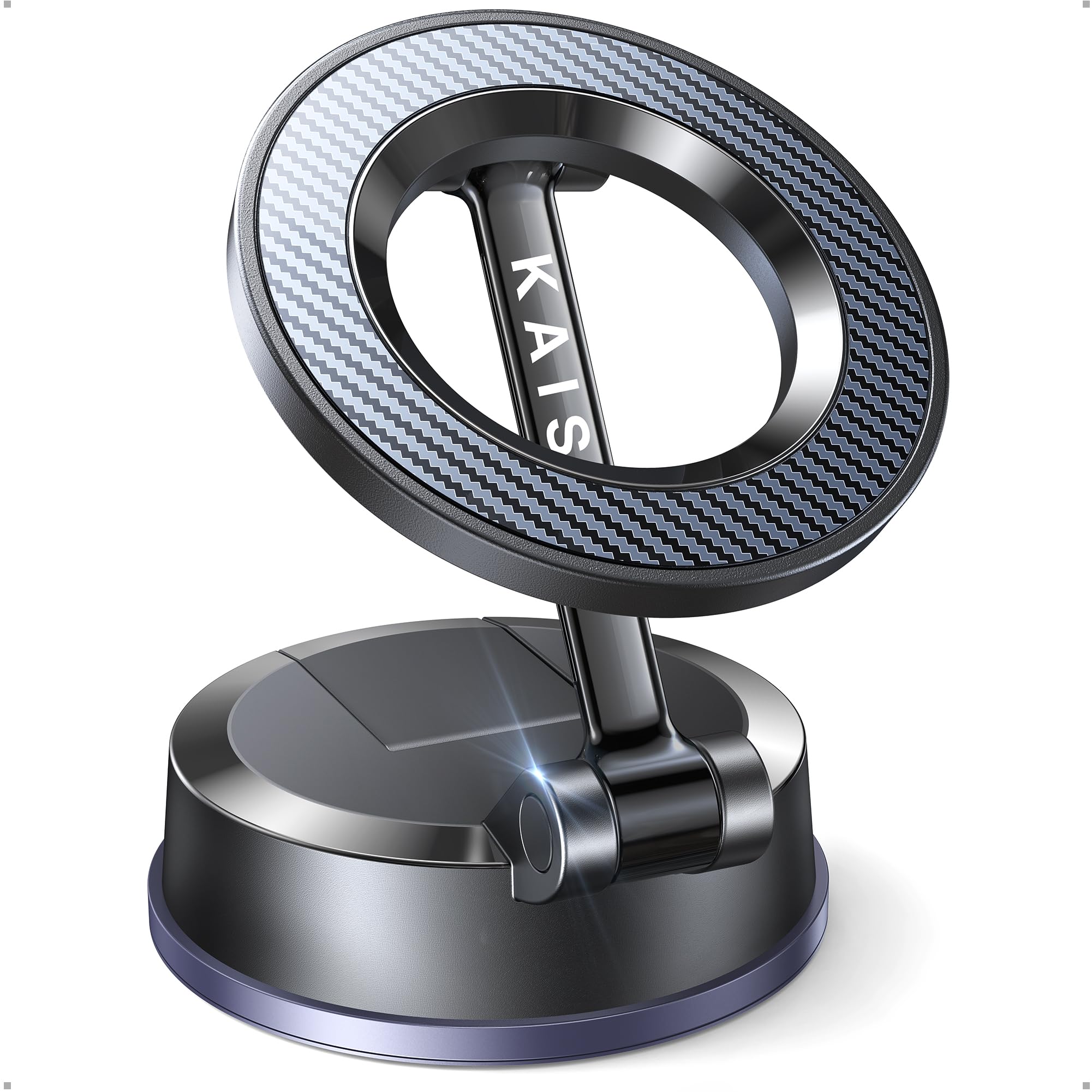 Kaistyle For Magsafe Car Mount【Strongest Suction】Suction Cup Magnetic Phone Holder For Car Phone Holder Mount【360° Adjustable】Foldable Cell Phone Holders For Your Car Truck For Iphone 16 15 14 13 12