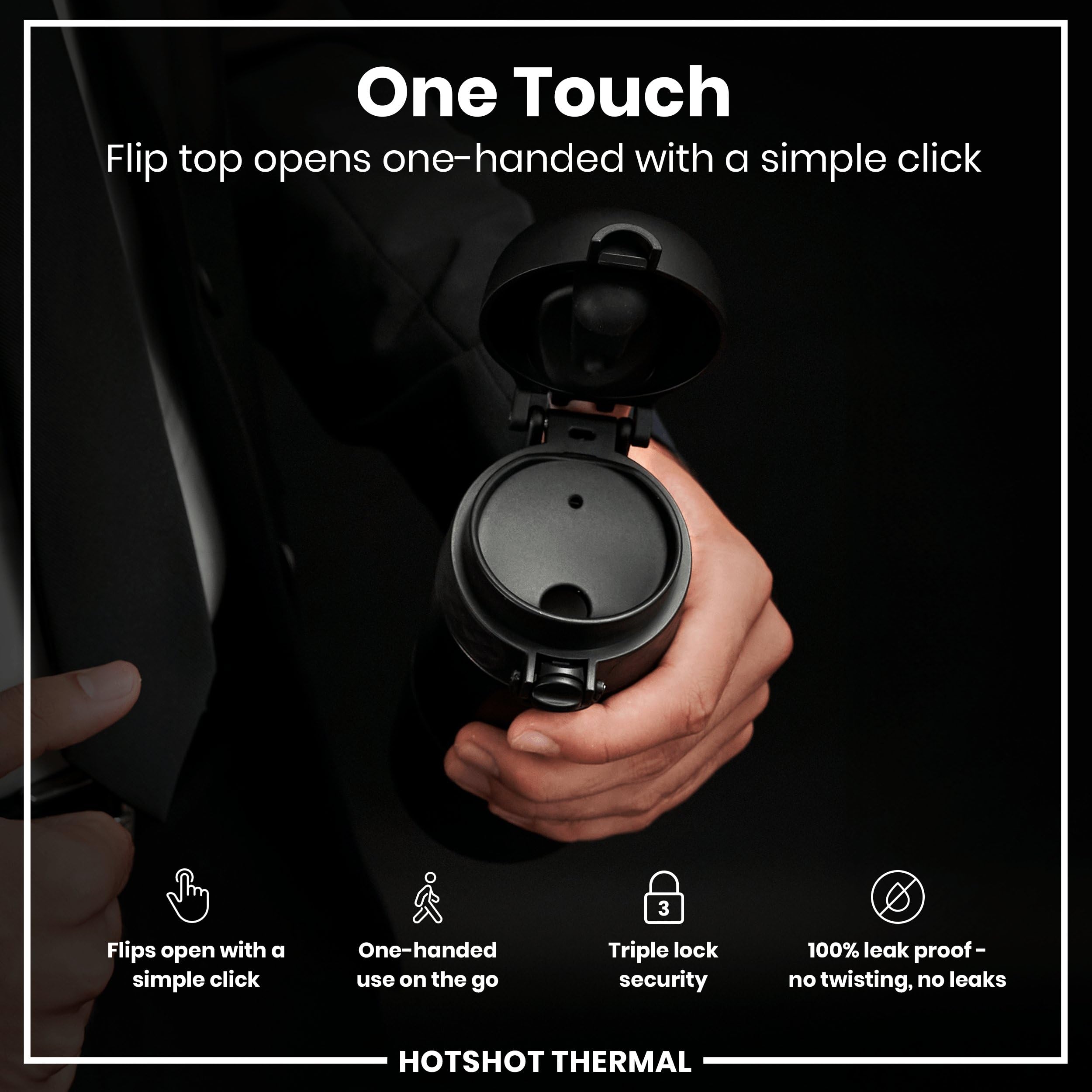 Ion8 Insulated Travel Mug, 360 Ml/12 Oz, Leak Proof, Triple Lock Secure, Spill- In Transit