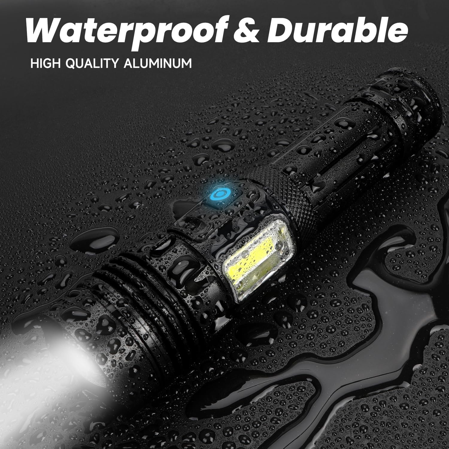 Shtalhst 2 Pack Flashlights High Lumens, 1000,000 Lumens Super Bright Rechargeable Led Flashlights, Long Lasting And Water Resistance, Powerful Flashlights With 7 Lighting Modes For Home Camping Hiking