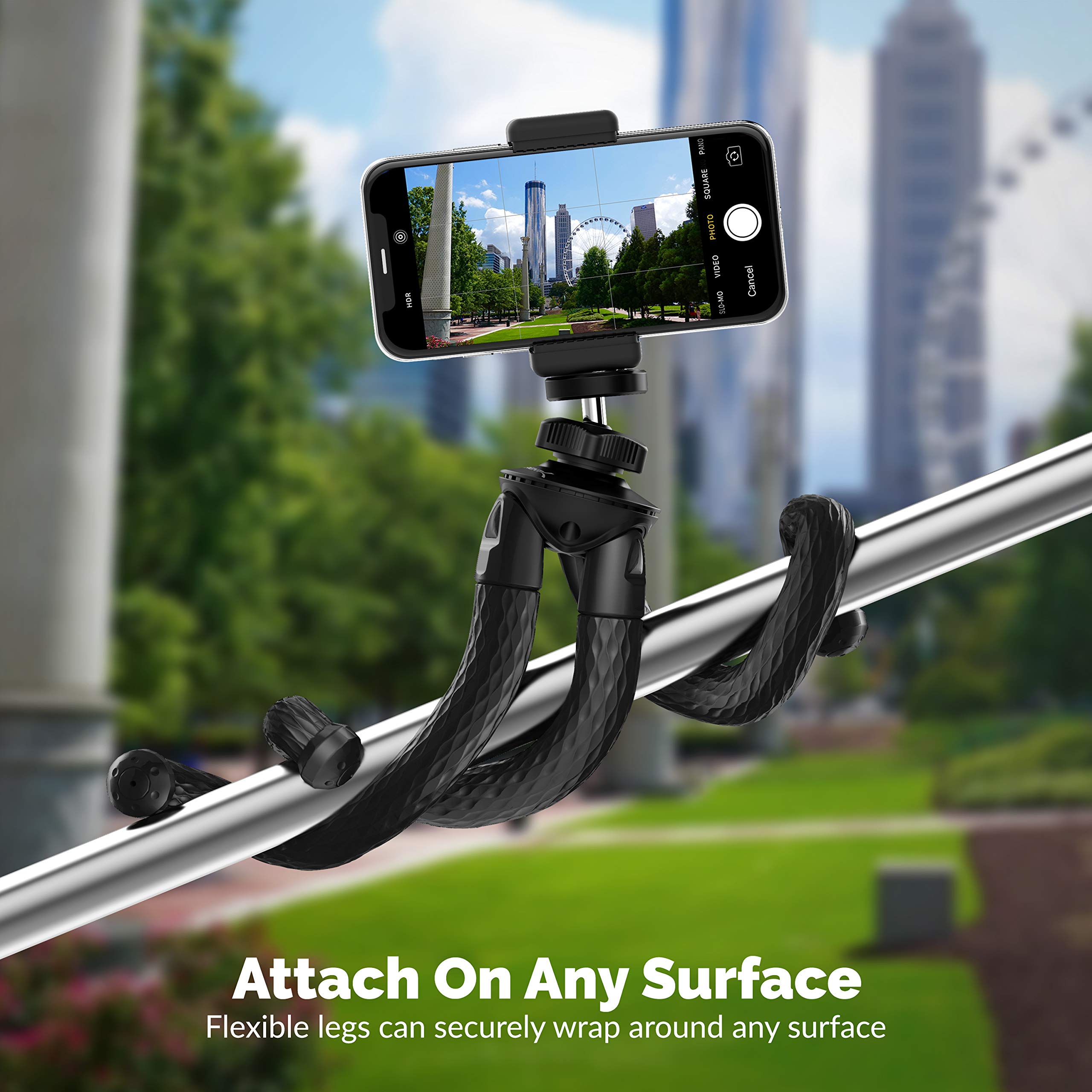 Sabrent Universal Flexible Tripod With Ball Head Bundle For Standard Tripod Mount (Tp-Fltp-Tbhd)