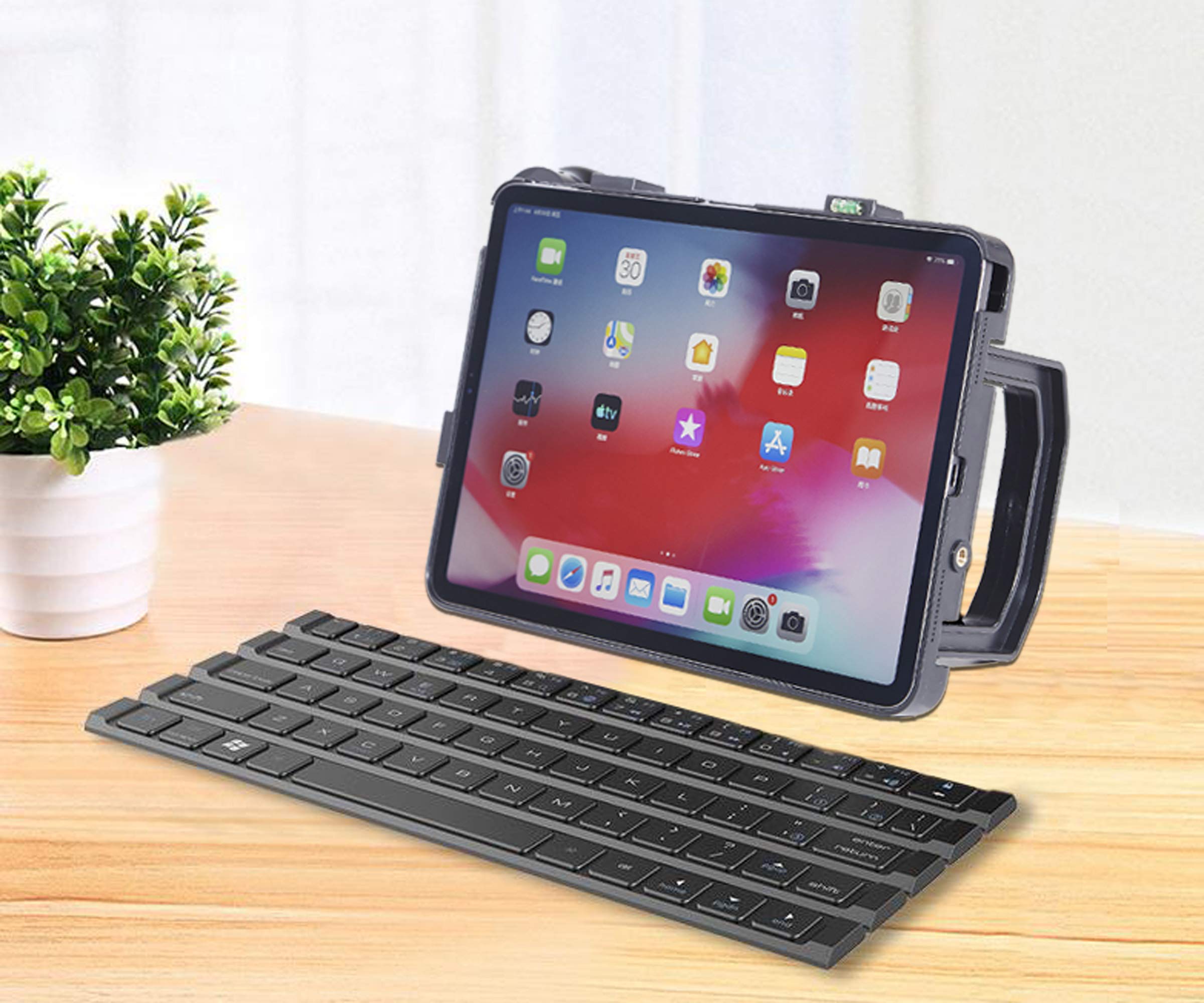 Velikon Megamount Multimedia Rig Case，Video Stabilizer For Apple Ipad Pro 11 Inch [2018 1St Gen Model Only] Easily Attach Lenses, Lights, Microphones. Great For Video Recording. Mounts On Tripods And Monopods
