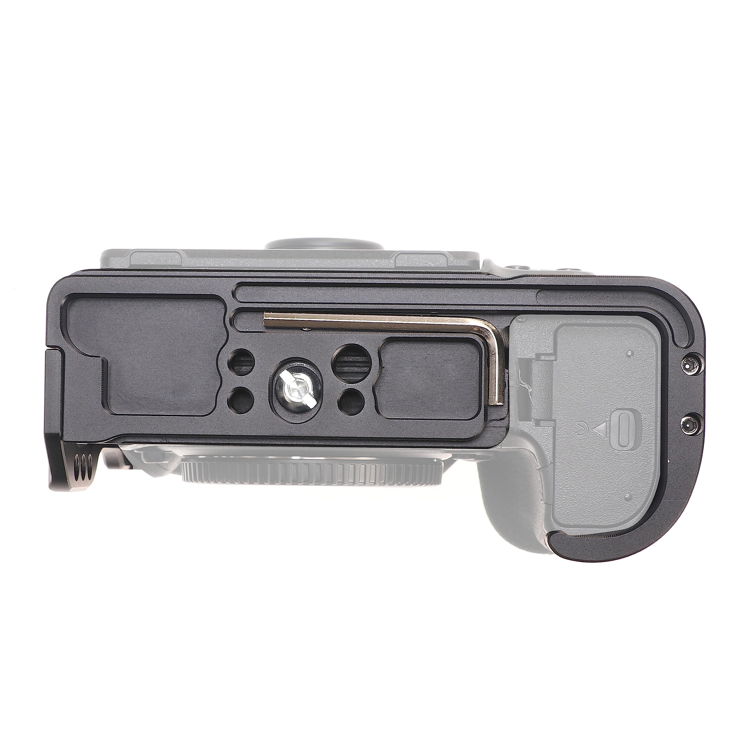 Focusfoto Camera Cage With Top/Side Handle Kit For Nikon Z8 Mirrorless Camera, Aluminium Video Stabilizer Rig With Cold Shoe, 1/4" Screw Mount, 3/8"-16 Locating Pins For Arri Grip, Qr Plate For Acra