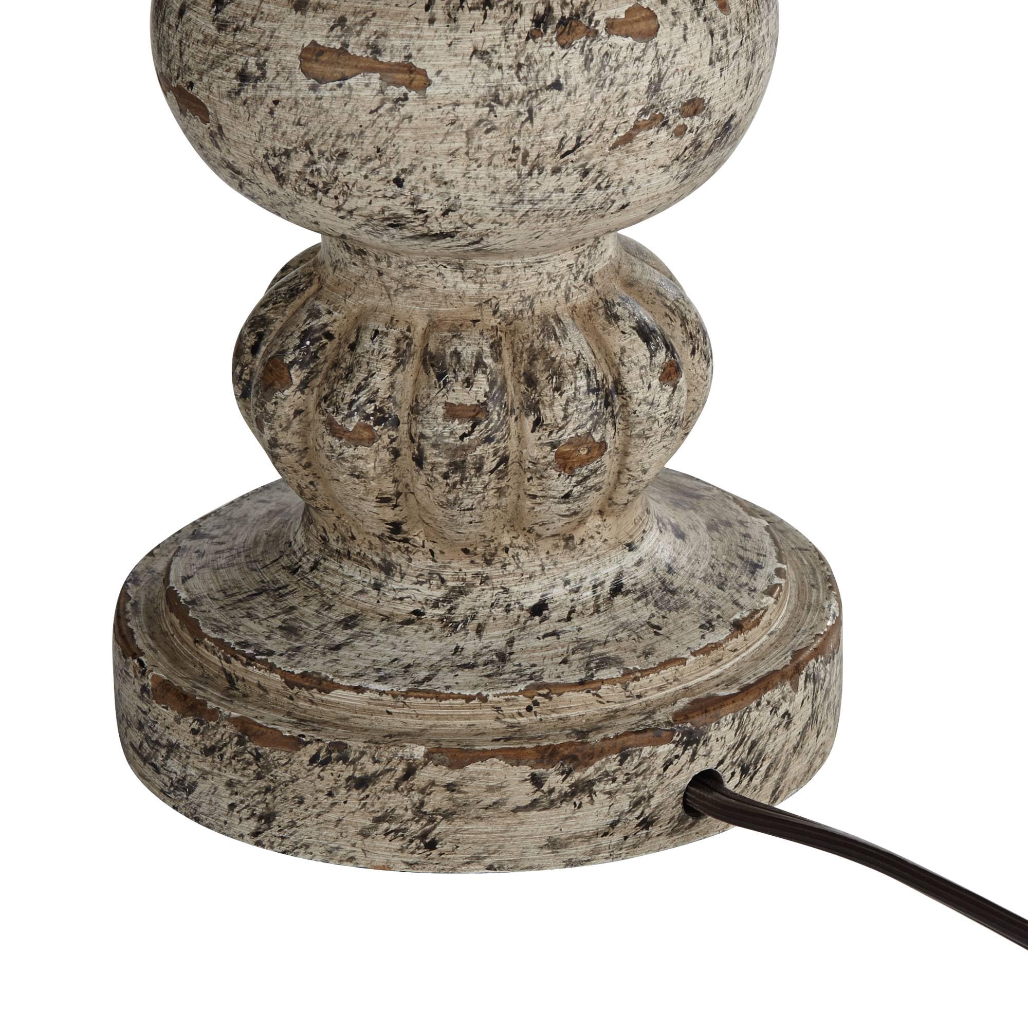 360 Lighting Florencia 12 1/2" High Small Traditional Console Accent Table Lamp Brown Wood Finish Single Off-White Shade Living Room Bedroom Bedside Nightstand House Office Home Reading Kitchen
