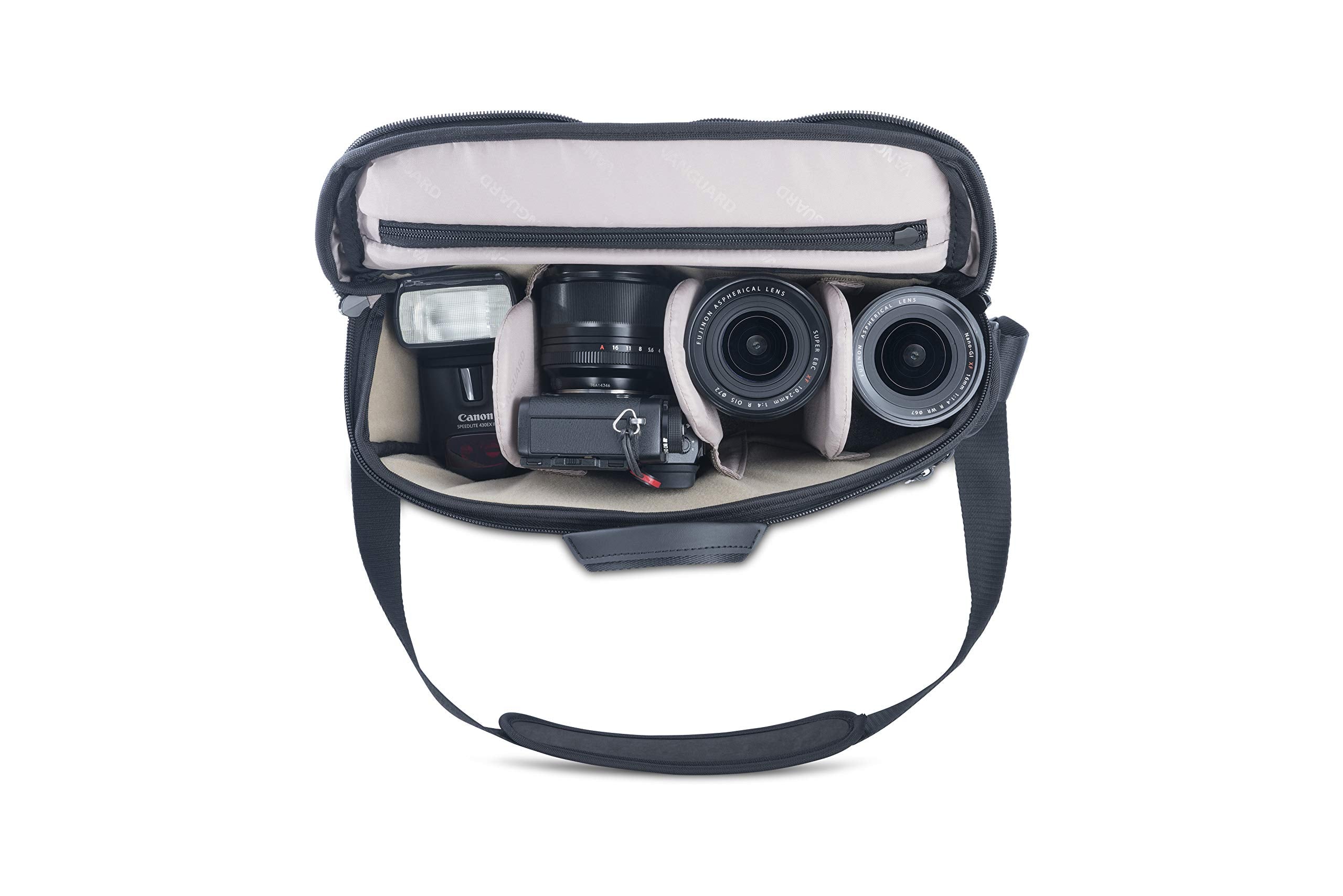 Vanguard Veo2Go265Ab Aluminum Travel Tripod With Veo Go34M Bk Shoulder Bag