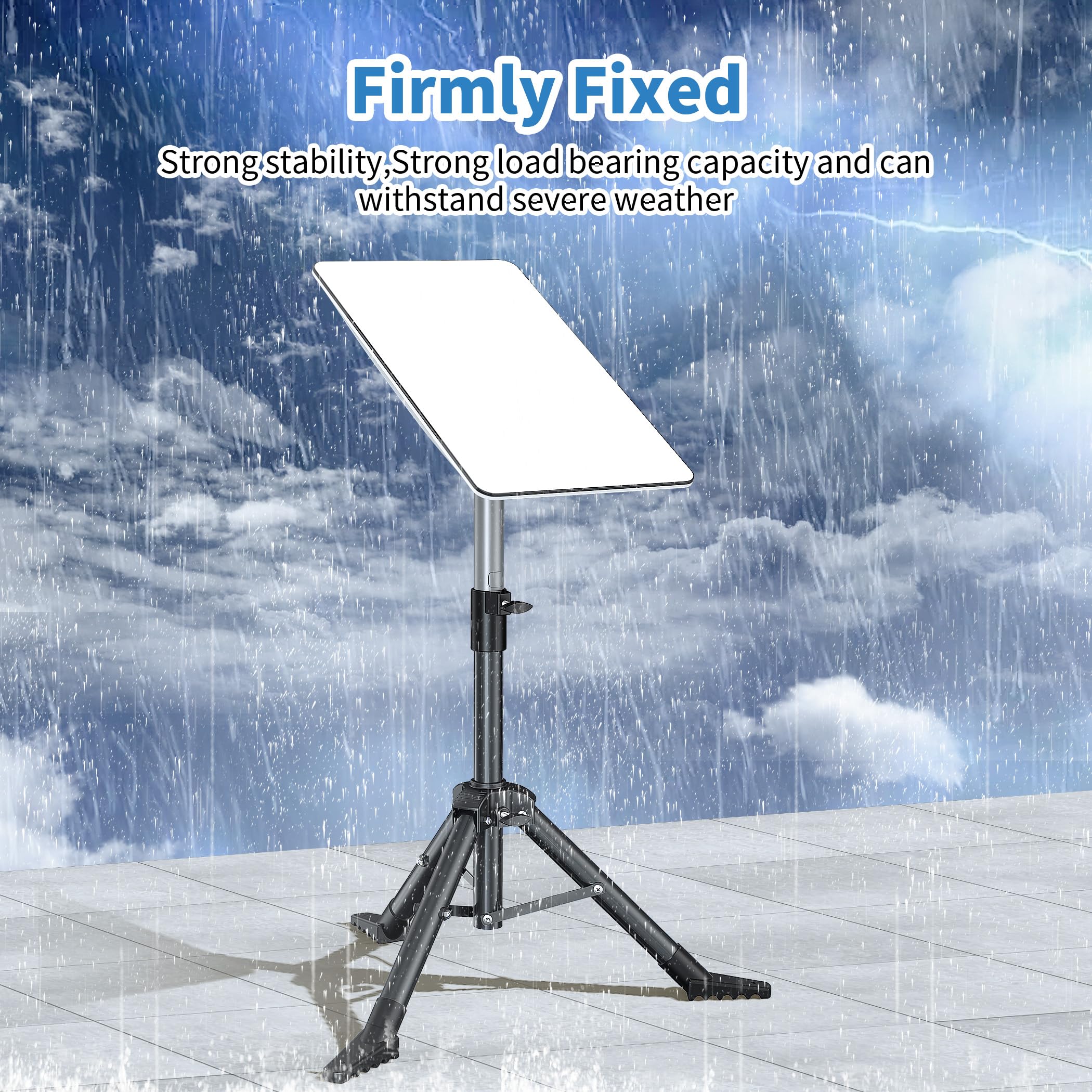 Lucmo Starlink Tripod Mount For Starlink V2 / V1 Rectangular, Outdoor Portable Starlink Mounting Kit, Tripod Stand
