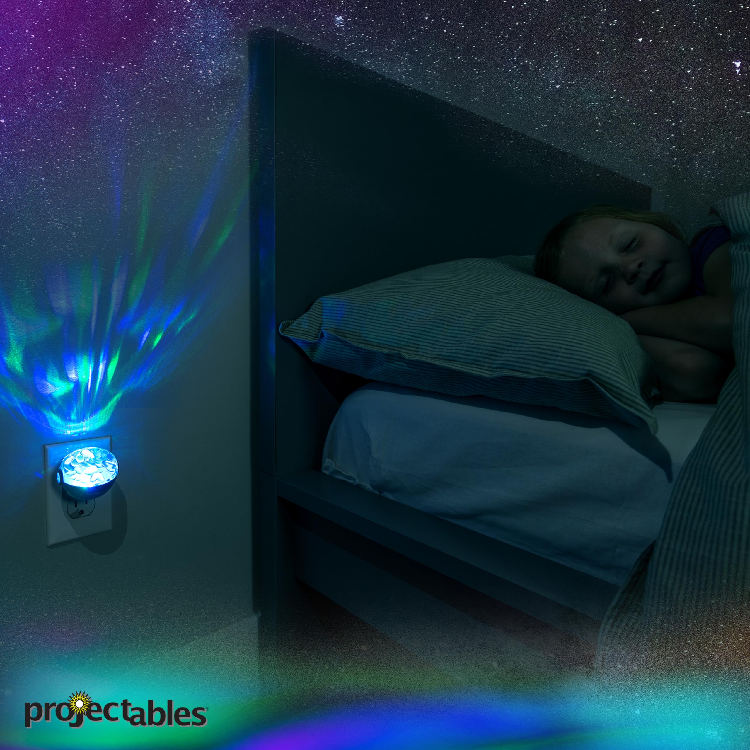 Projectables Northern Lights Led Night Light Galaxy Projector Plug In, Galaxy Ceiling Projector, Night Light Projector, Aurora Galaxy Projector, Galaxy Ceiling Projector For Bedroom, Playroom 30404