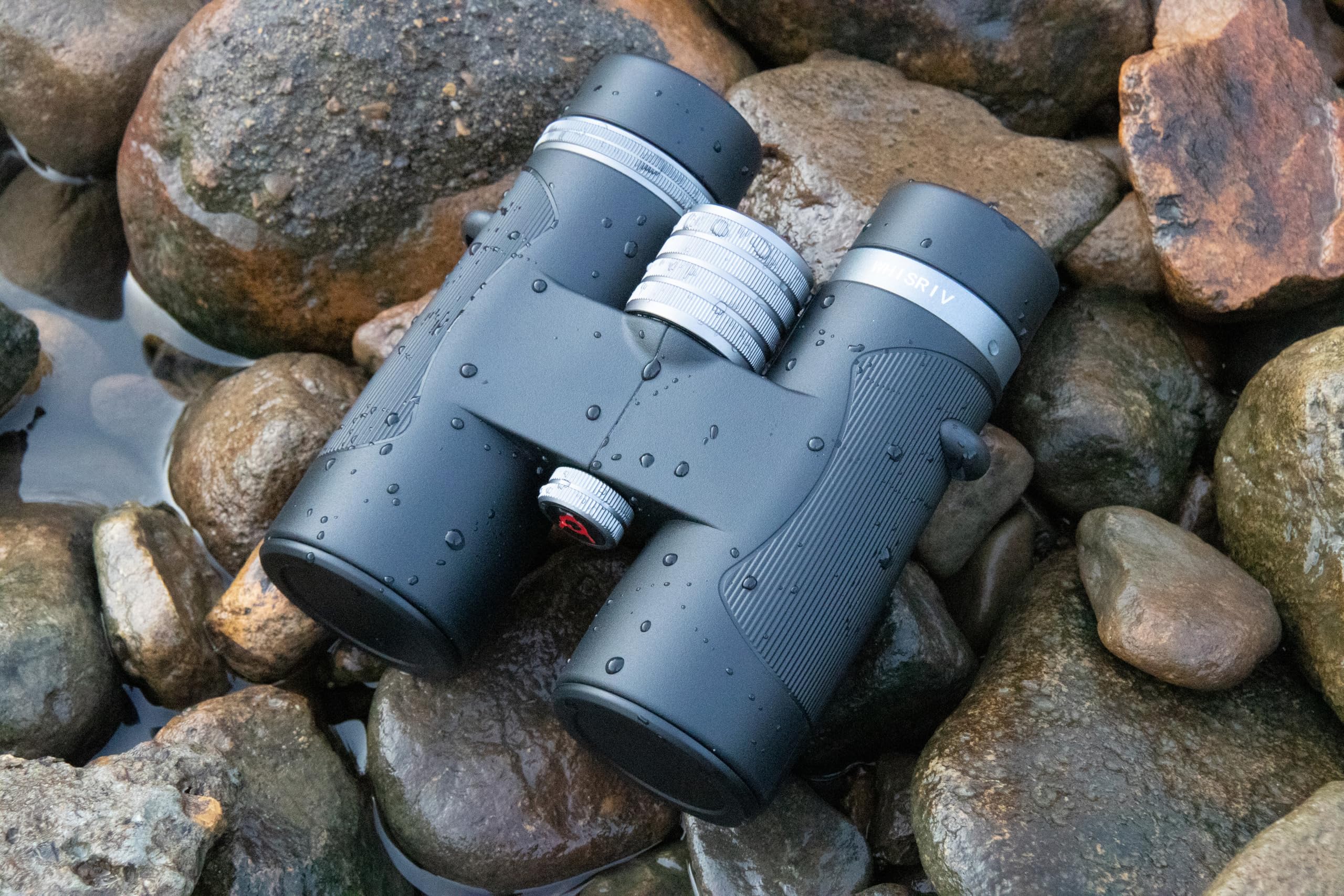 Whisriv 8X42 Binoculars For Adults, Bak4, Lanthanide Ed Glasses, Fmc, Wide Fov, Long Eye-Relief, Nitrogen Purged Waterproof, Fogproof, Shockproof, Ideal For Hunting, Bird Watching, Travel, Outdoors