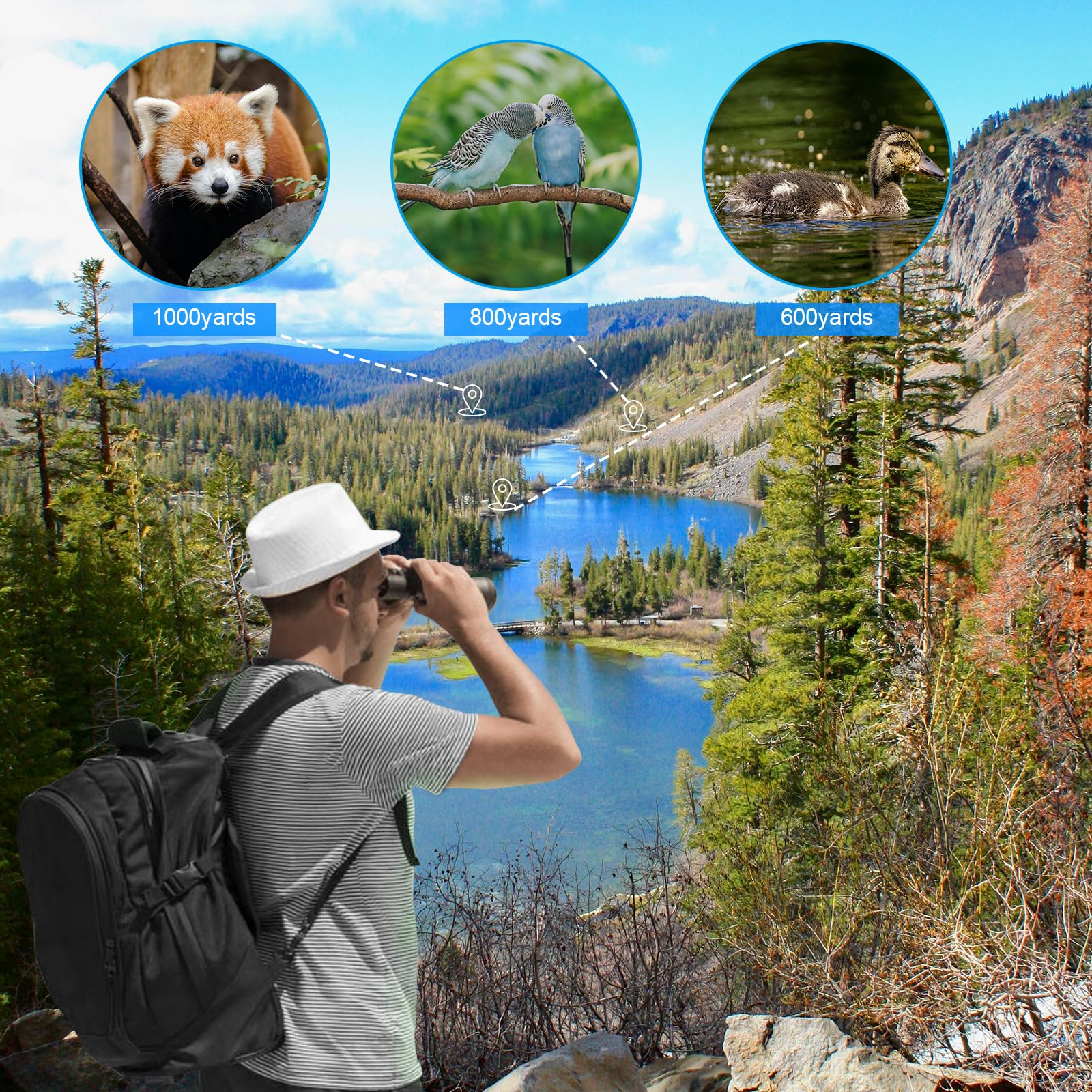 Celticbird Monocular 12X56 High Power Monocular Telescope For Adults With Smartphone Adapter, Fmc Lens & Bak4 Prism, For Bird Watching, Hunting, Hiking, Camping And Concerts(Grey)