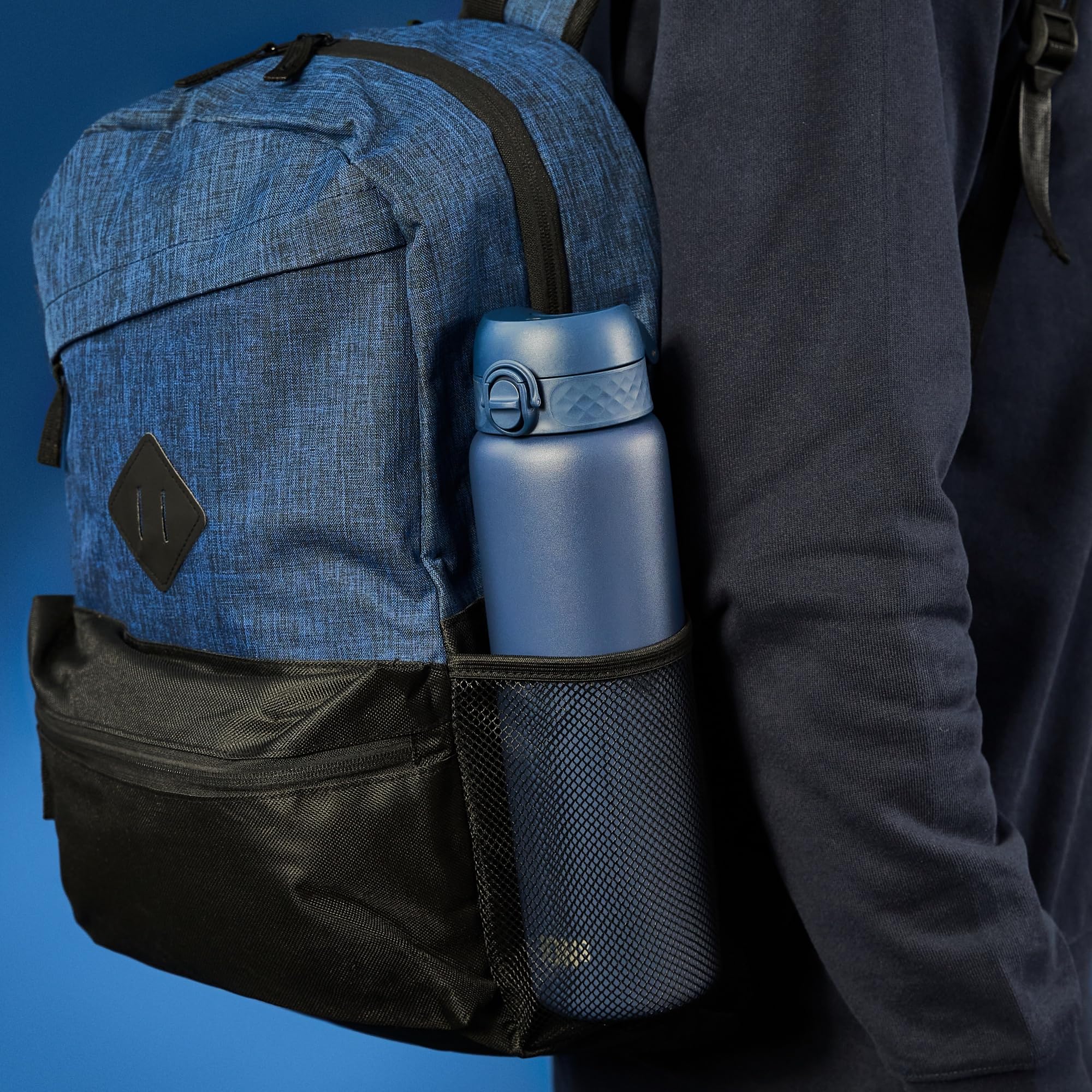 Ion8 Vacuum Insulated Stainless Steel 1 Litre Water Bottle, 920 Ml/31 Oz, Leak Proof, Easy To Open