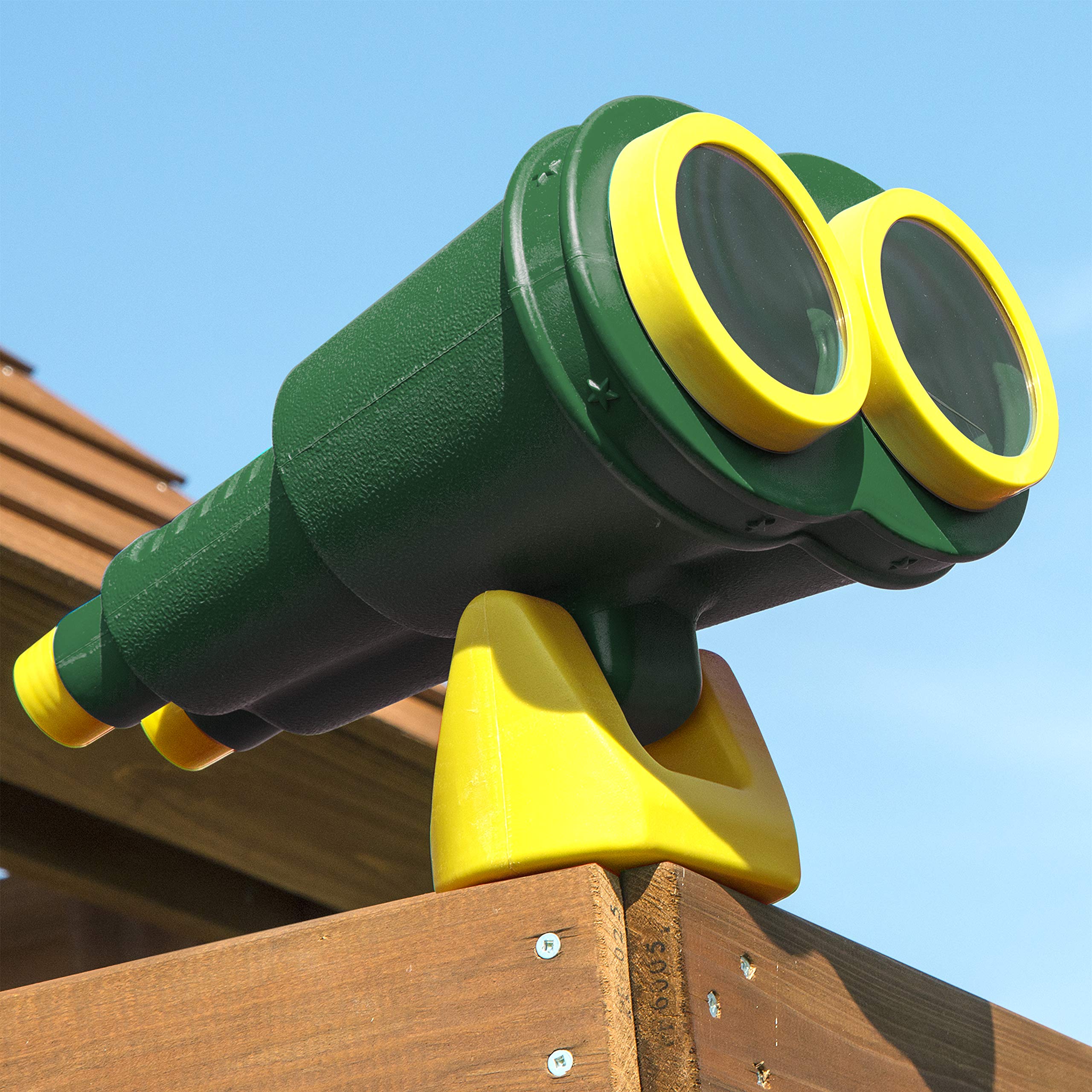 Gorilla Playsets 07-0041-G/Y Jumbo Binoculars, Non-Magnifying - Green/Yellow