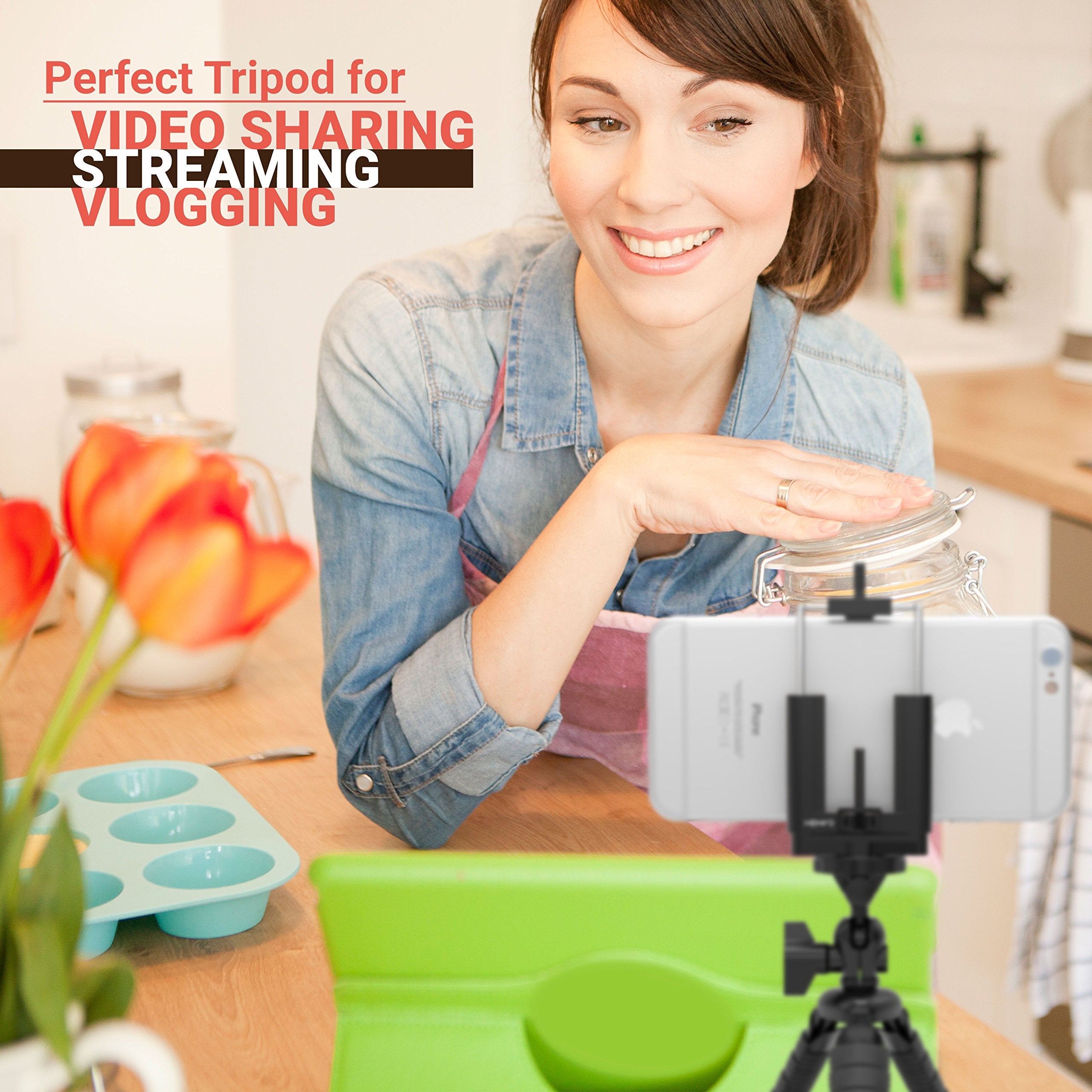 Xenvo Lobsterpod Tripod - Flexible Cell Phone Tripod Stand With Universal Phone Mount Adapter, Compatible With Iphone, Android, Samsung, Google Pixel And Any Smartphone