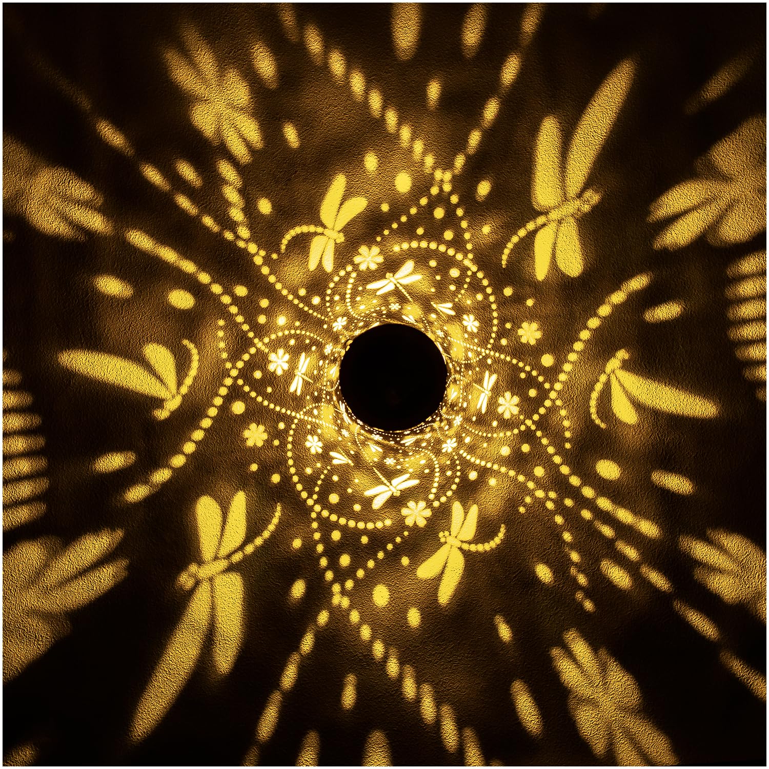 Eztzen Dragonfly Solar Lanterns Outdoor Waterproof Hanging Solar Lights Dragonfly  For Women Men Metal Decorative Led Dragonfly Lanterns For Garden Decor,Yard,Patio,Lawn,Tabletop,Pathway,Landscape