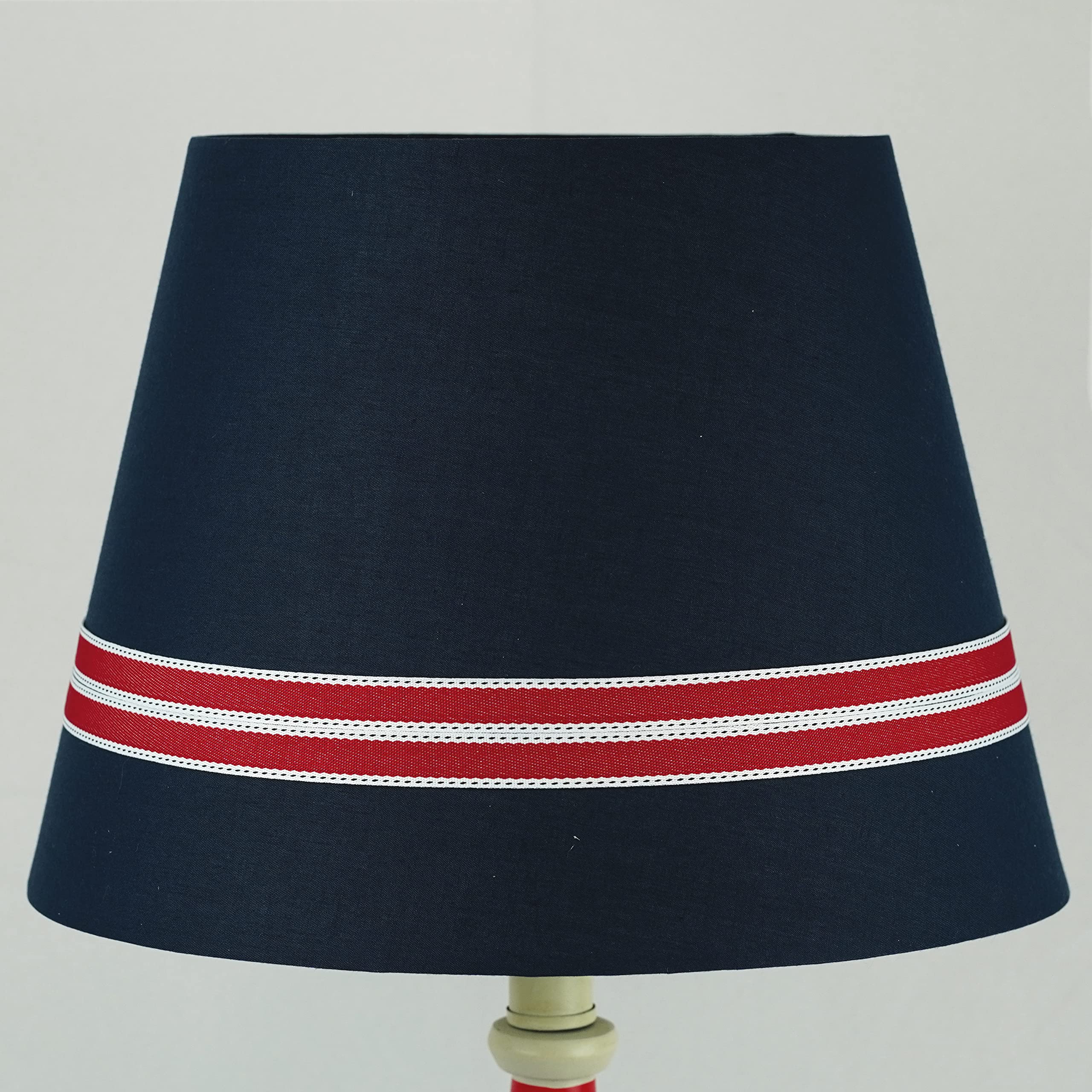 Melloway Sports Theme Table Lamp With Navy Shade, Multi-Sport Base Design, 22.5 Inches Height