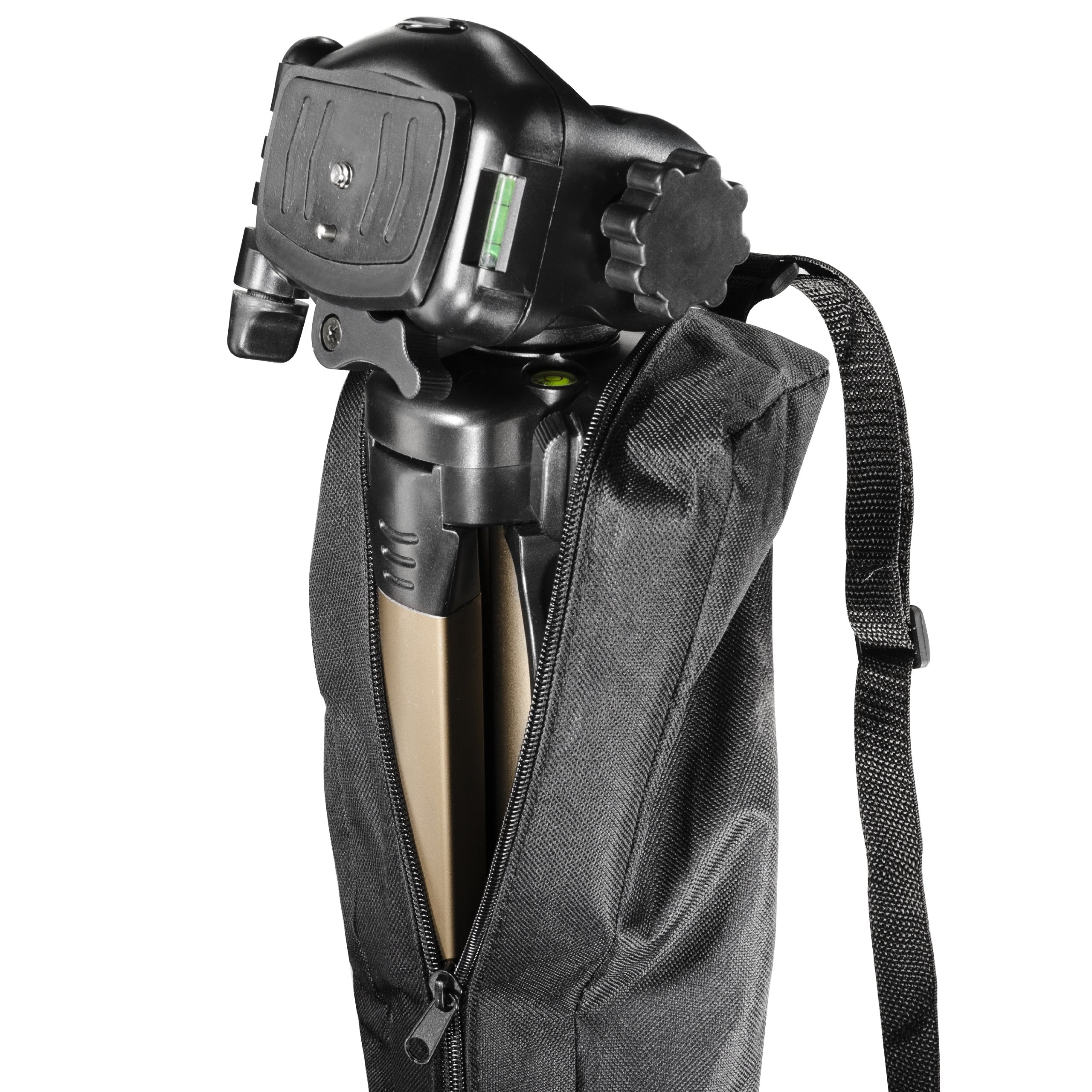 Walimex Pro Walimex Wt-3530 Basic Tripod With 3D Panhead, 146 Cm (Max. Load-Bearing Capacity 3 Kg, Incl. Carry Bag, One Spirit Level, 1 Level)