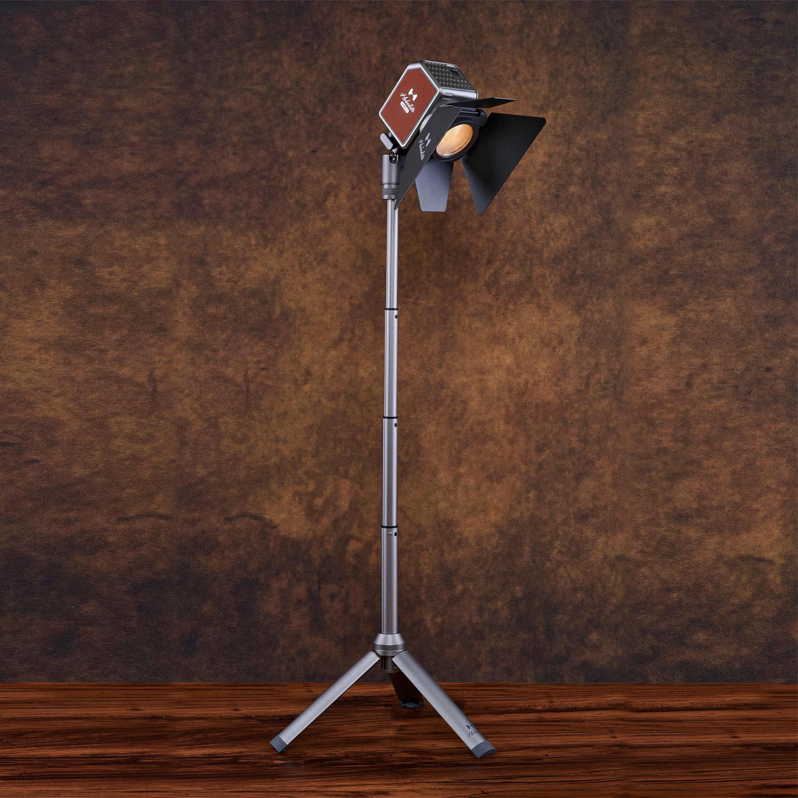 Hobolite 1/4'' And 3/8'' Dual Screw Extendable Desktop Tripod, 22'' Max Tripod For And Harlowe Micro And Mini Lights