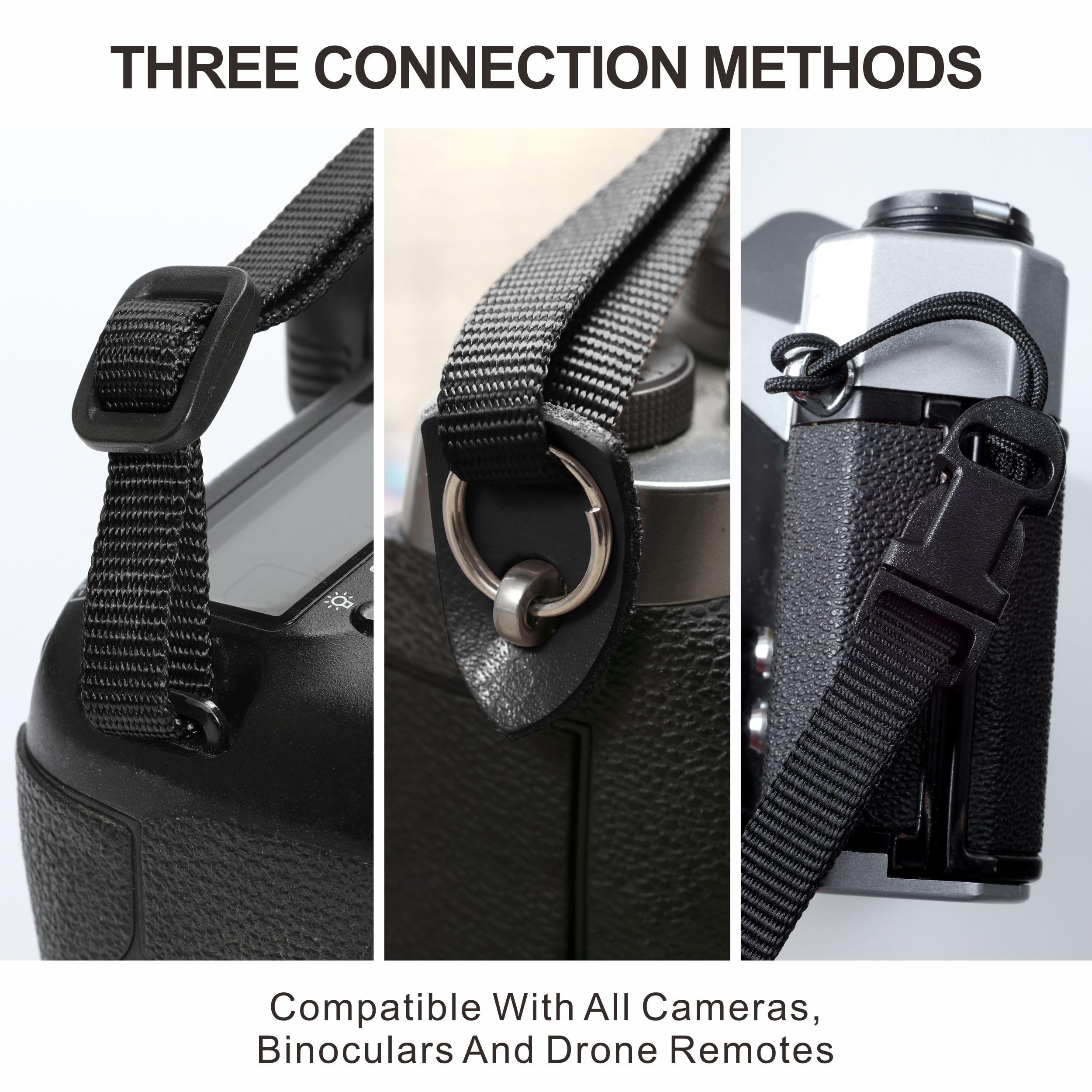 Padwa Lifestyle Velvet Camera Strap - 2" Wide Full Grain Cowhide Head Soft Velvet Straps For Photographers,Complimentary 2 Pcs Quick Release For All Dslr,Slr,Mirrorless Cameras,Binoculars - Ruby Red
