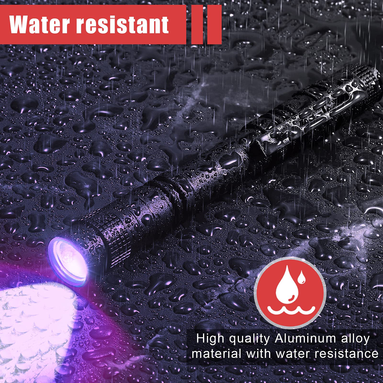 Honoson 10 Pieces Uv Black Light Flashlight Small Blacklight Flashlights Pen Lights For Leak, Pet Urine, Hotel Inspection, Dry Stain And Dye Detector, 5.2 Inches Long