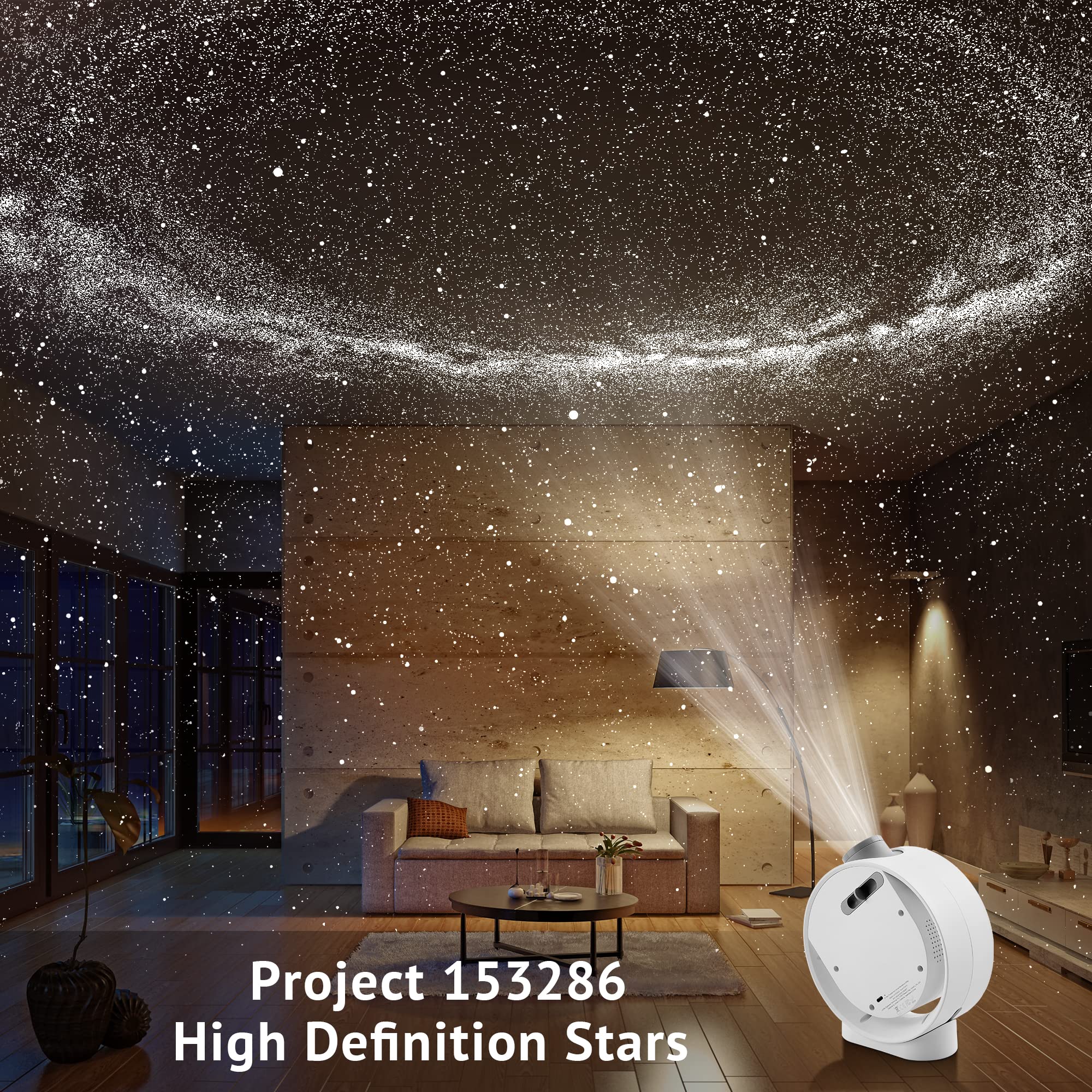 Laview Home Planetarium Star Projector, Ultra Clear Galaxy Projector With 130 Ft² Projection Area, Auto-Off Timer, Remote Control, Night Light For Room Decor, 6K Discs, For Kids/Adult