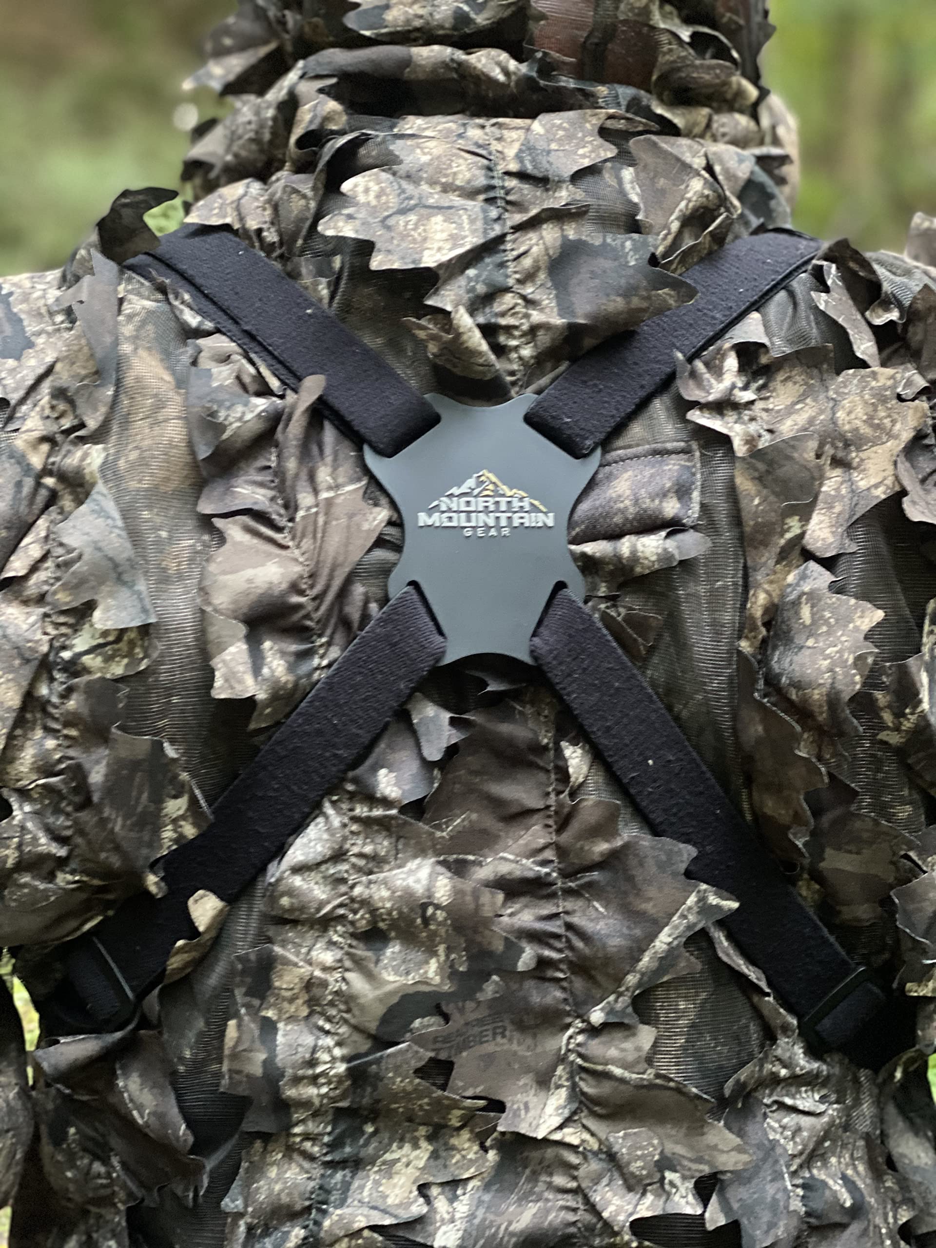 North Mountain Gear Binoculars Harness  Dslr Camera Harness Strap  4 Way Adjustable With Quick Release Buckles