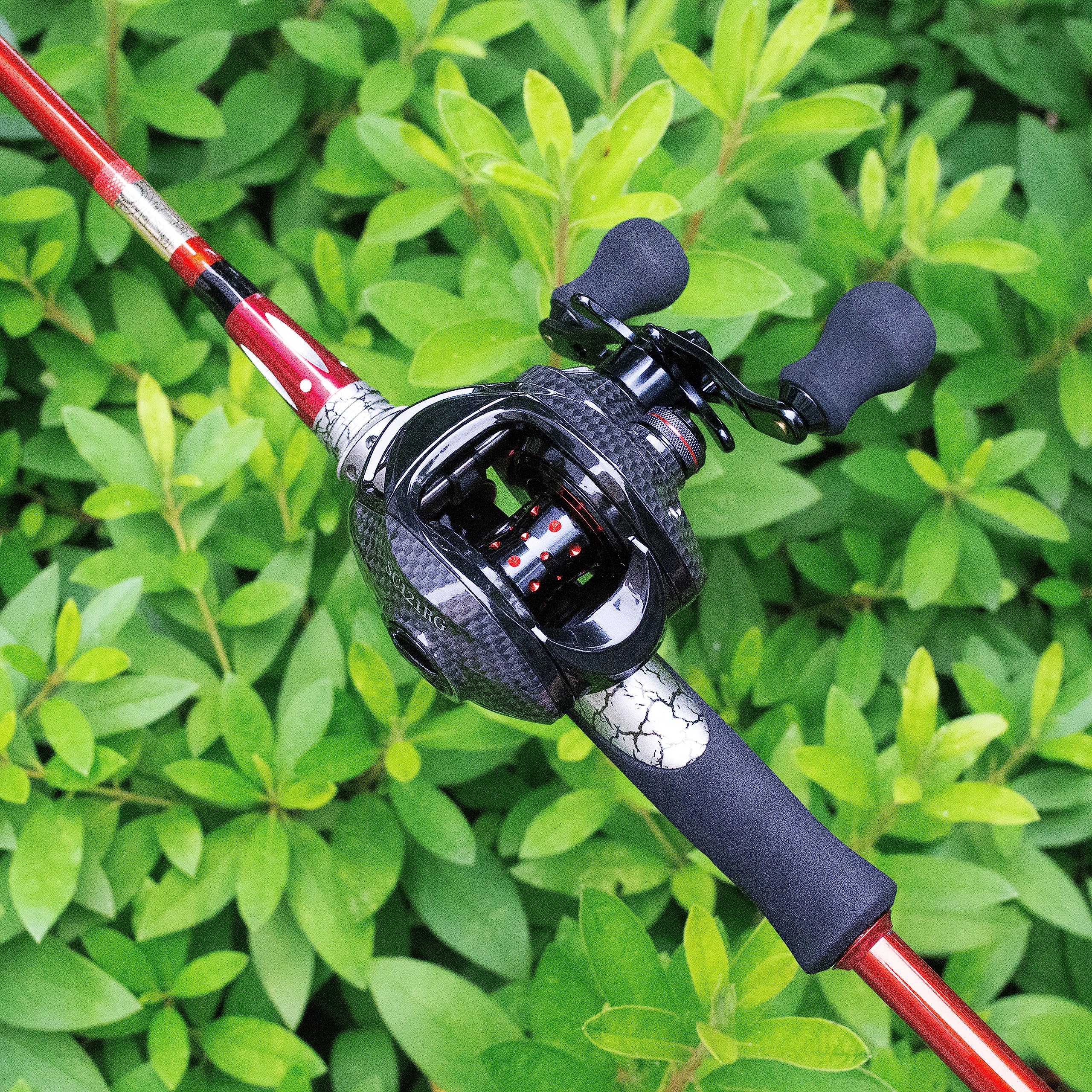 Fishdrops Baitcaster Reels, 9+1Bb, Cnc Aluminum Spool, Magnetic Brake System Bait Caster Reel High Speed Gear Ratio 7.0:1 Ultra Smooth Low Profile Baitcasting Fishing Reel